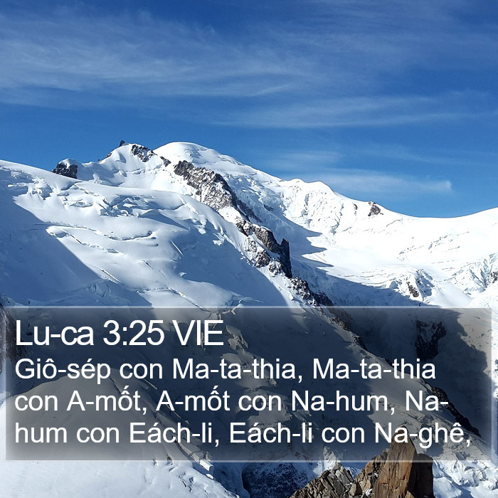 Lu-ca 3:25 VIE Bible Study