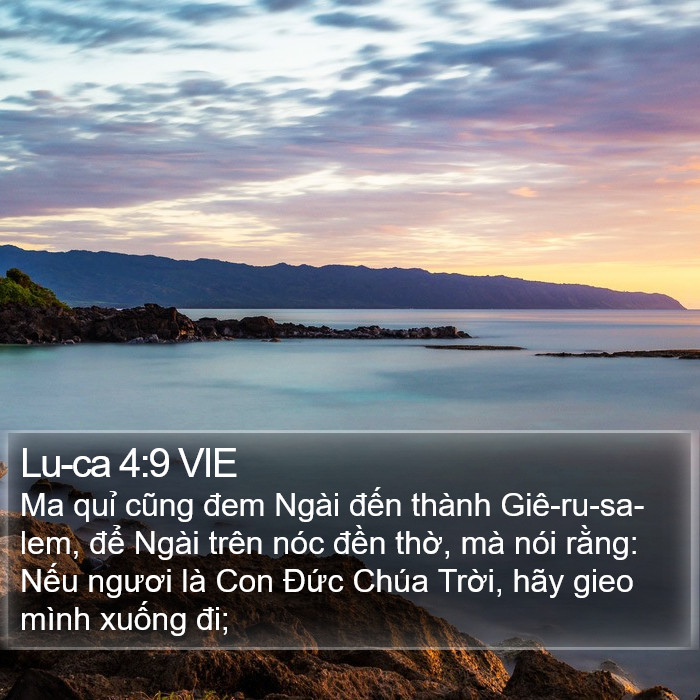 Lu-ca 4:9 VIE Bible Study