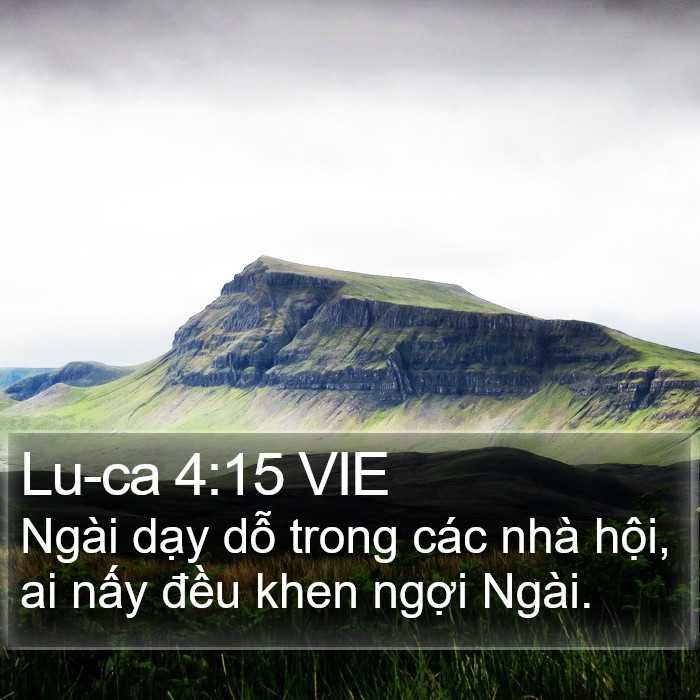 Lu-ca 4:15 VIE Bible Study