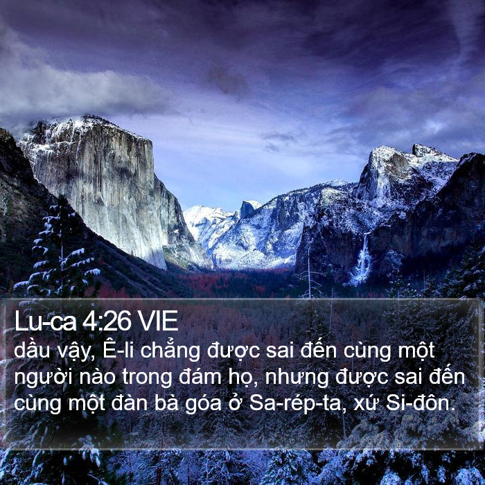 Lu-ca 4:26 VIE Bible Study