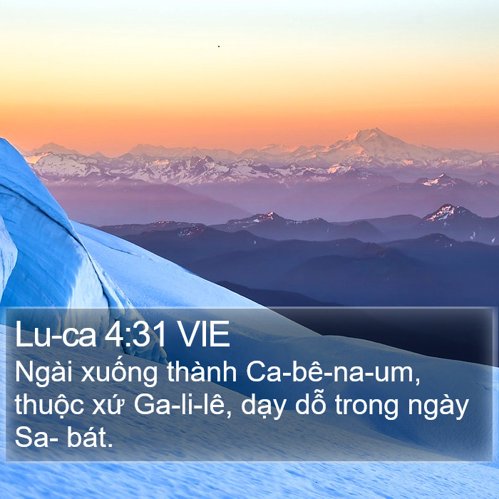 Lu-ca 4:31 VIE Bible Study