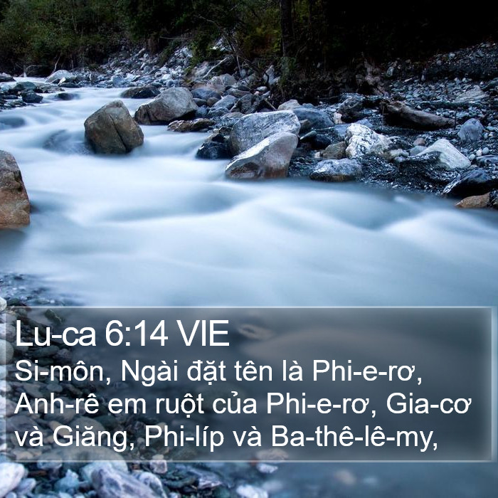 Lu-ca 6:14 VIE Bible Study