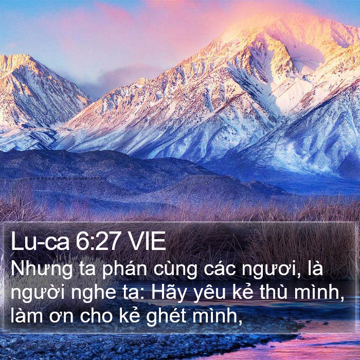 Lu-ca 6:27 VIE Bible Study