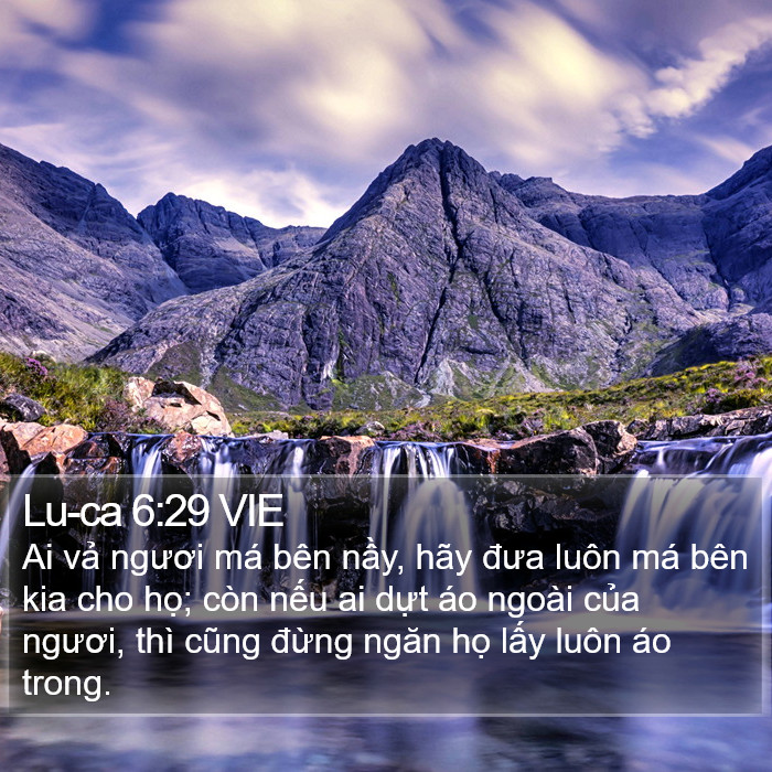Lu-ca 6:29 VIE Bible Study
