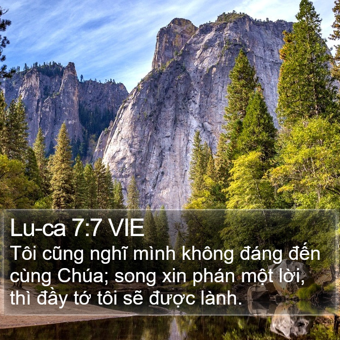 Lu-ca 7:7 VIE Bible Study