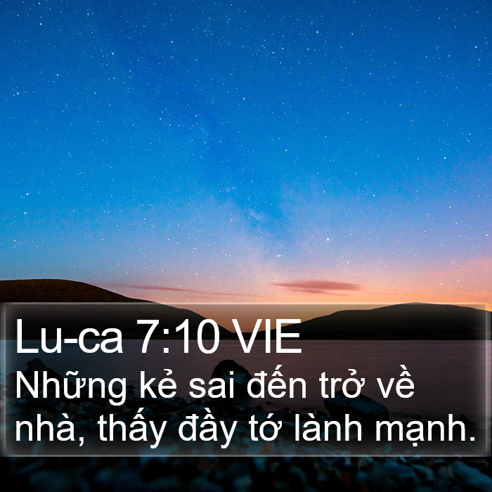 Lu-ca 7:10 VIE Bible Study