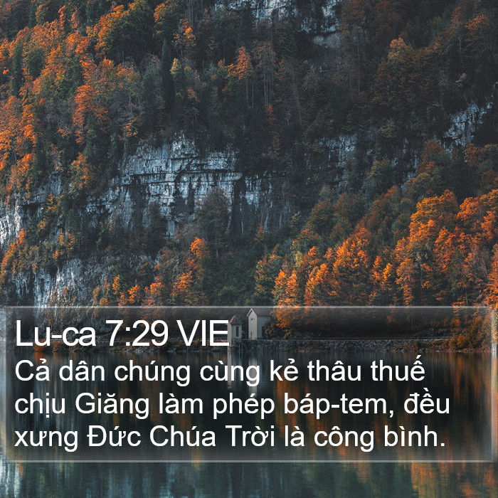 Lu-ca 7:29 VIE Bible Study