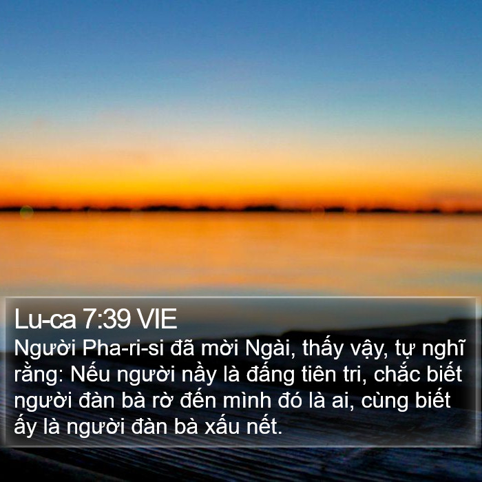 Lu-ca 7:39 VIE Bible Study