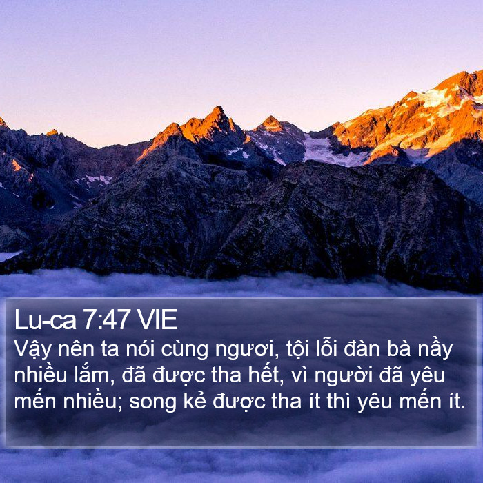Lu-ca 7:47 VIE Bible Study