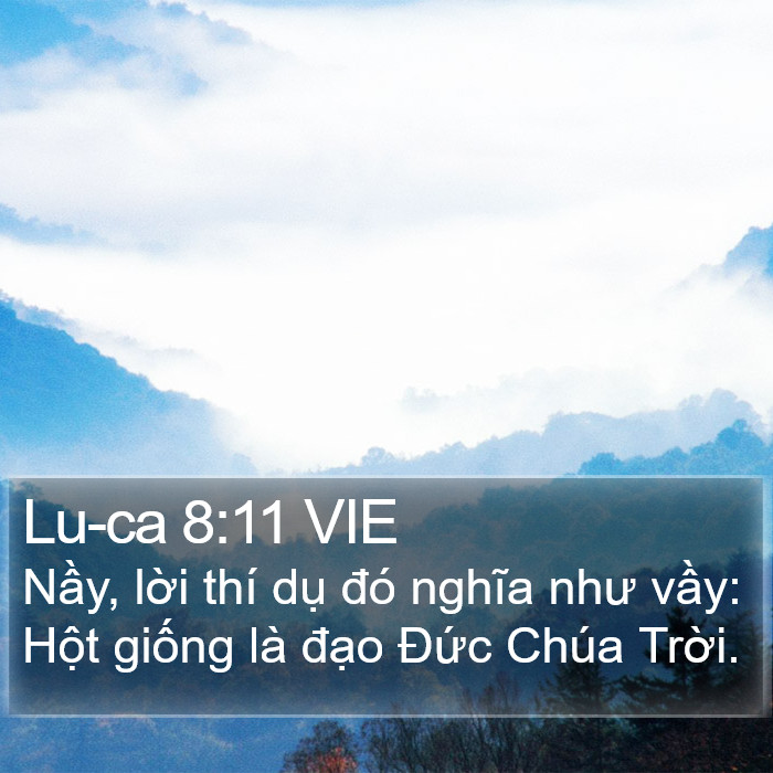 Lu-ca 8:11 VIE Bible Study