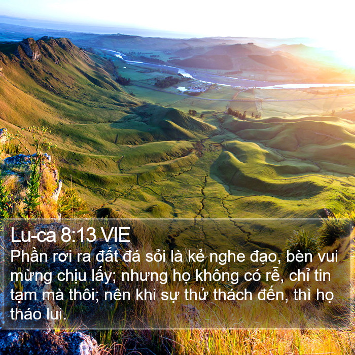 Lu-ca 8:13 VIE Bible Study