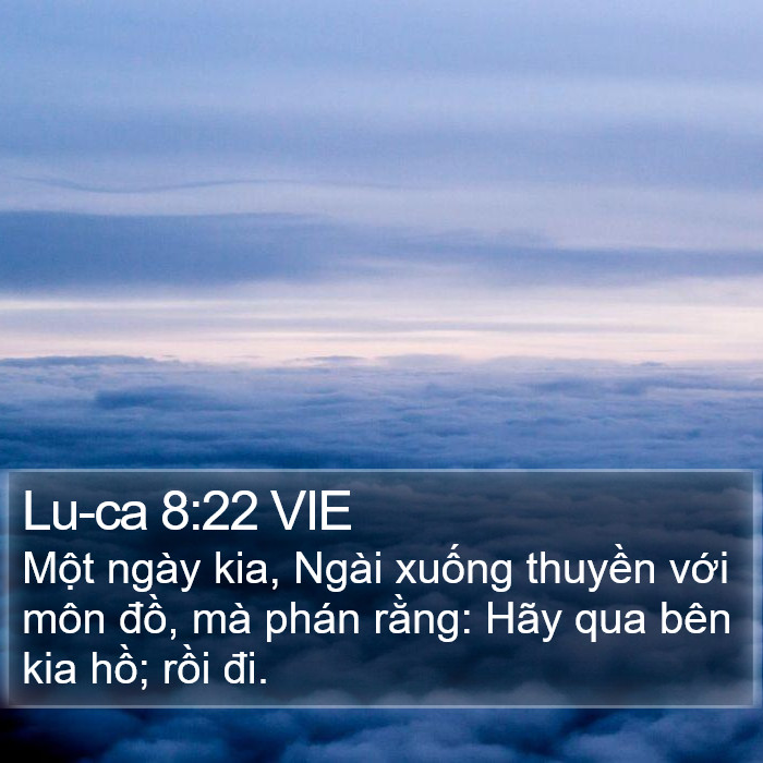 Lu-ca 8:22 VIE Bible Study