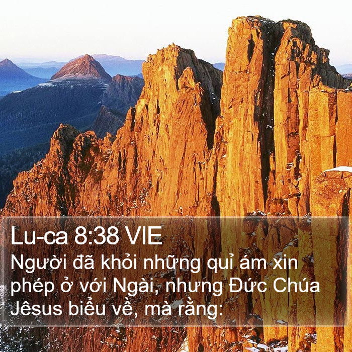 Lu-ca 8:38 VIE Bible Study