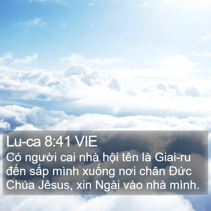 Lu-ca 8:41 VIE Bible Study