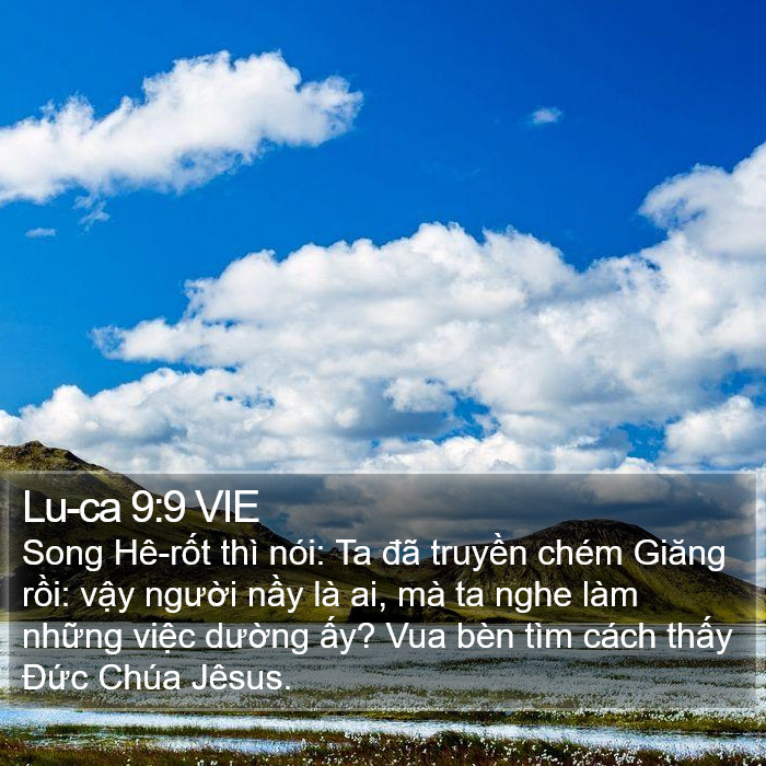 Lu-ca 9:9 VIE Bible Study