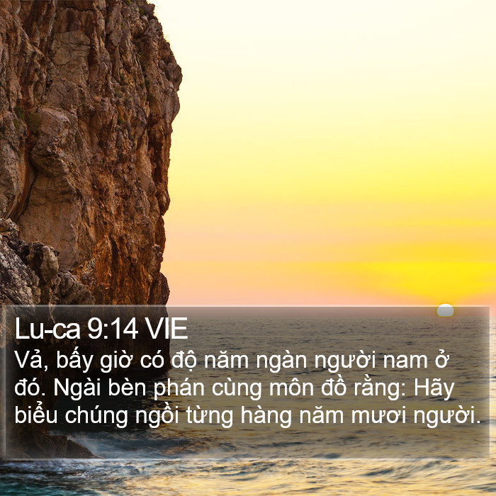 Lu-ca 9:14 VIE Bible Study