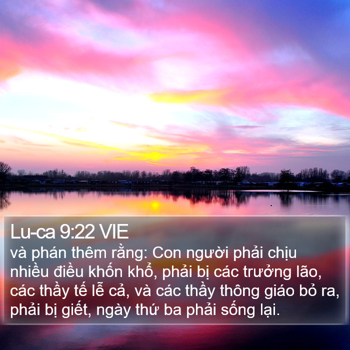 Lu-ca 9:22 VIE Bible Study