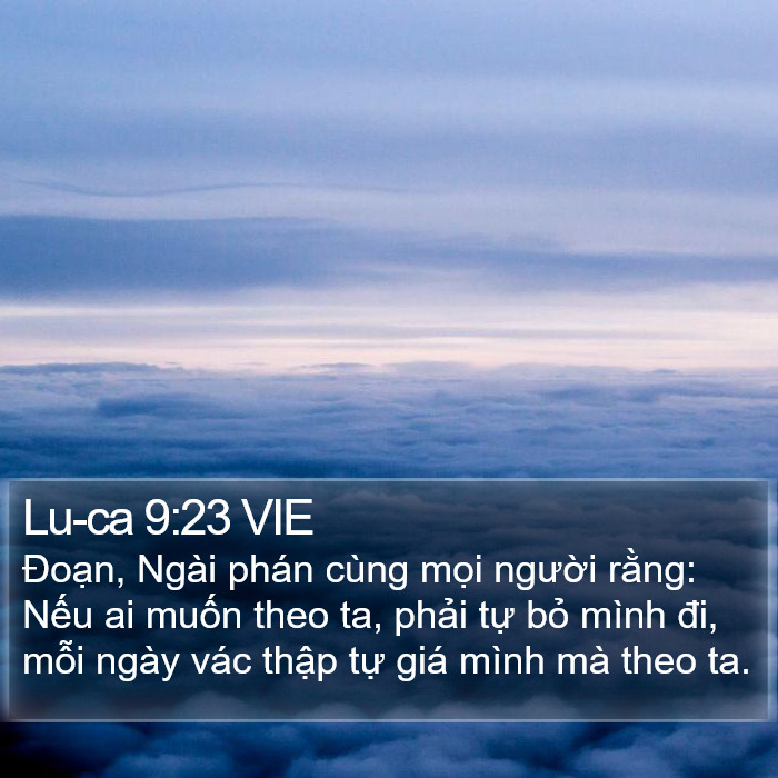 Lu-ca 9:23 VIE Bible Study