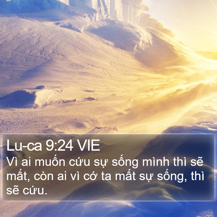 Lu-ca 9:24 VIE Bible Study