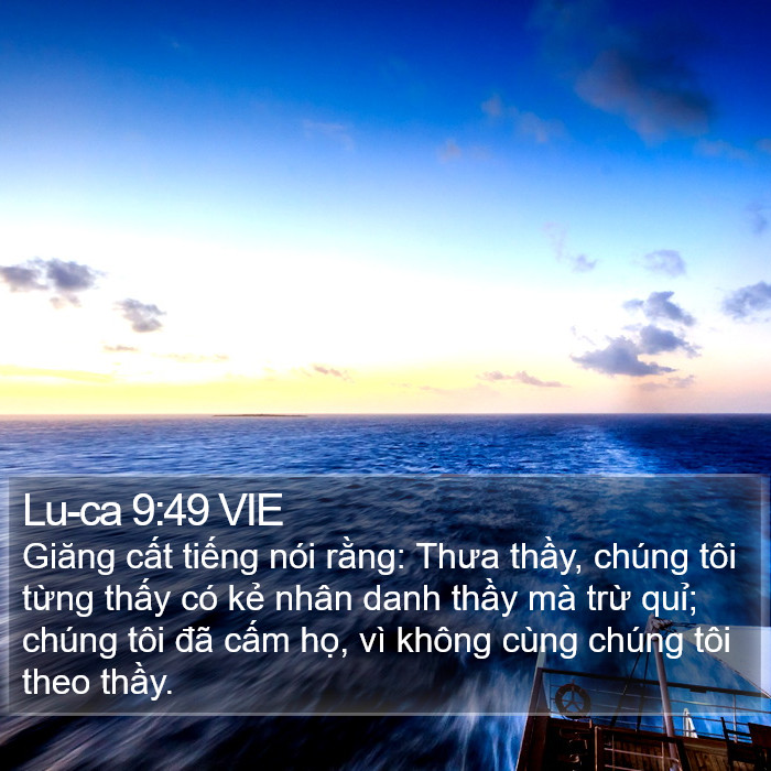 Lu-ca 9:49 VIE Bible Study