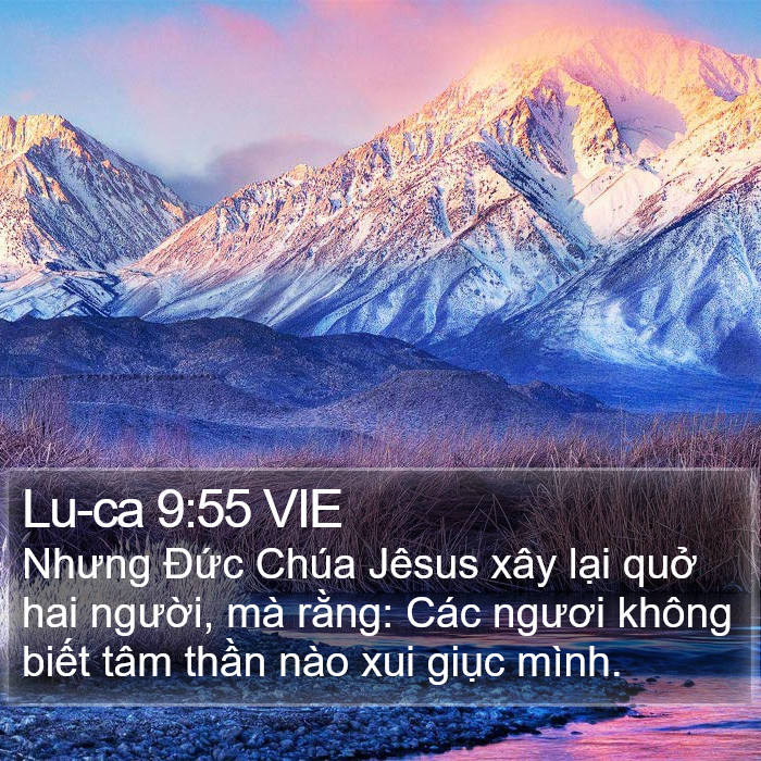 Lu-ca 9:55 VIE Bible Study