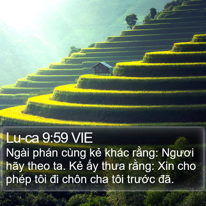 Lu-ca 9:59 VIE Bible Study