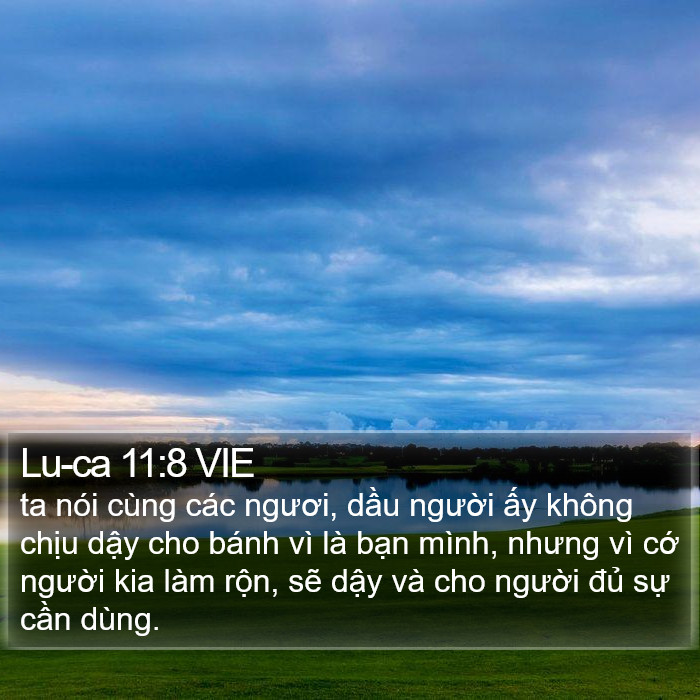 Lu-ca 11:8 VIE Bible Study