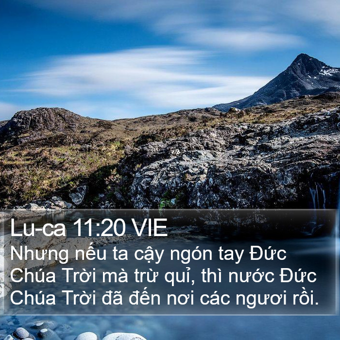 Lu-ca 11:20 VIE Bible Study