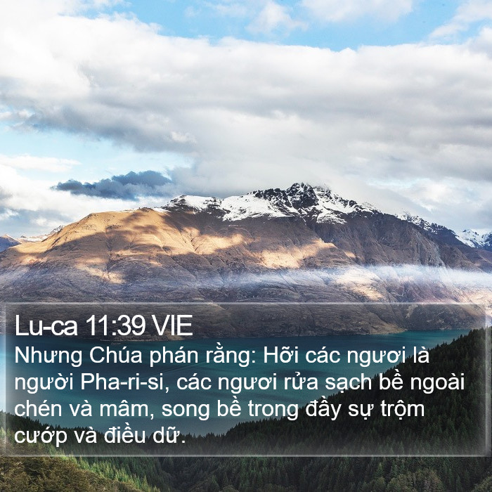 Lu-ca 11:39 VIE Bible Study