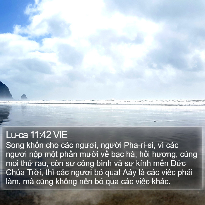 Lu-ca 11:42 VIE Bible Study