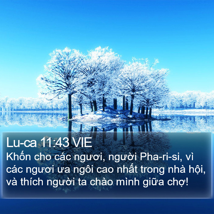 Lu-ca 11:43 VIE Bible Study