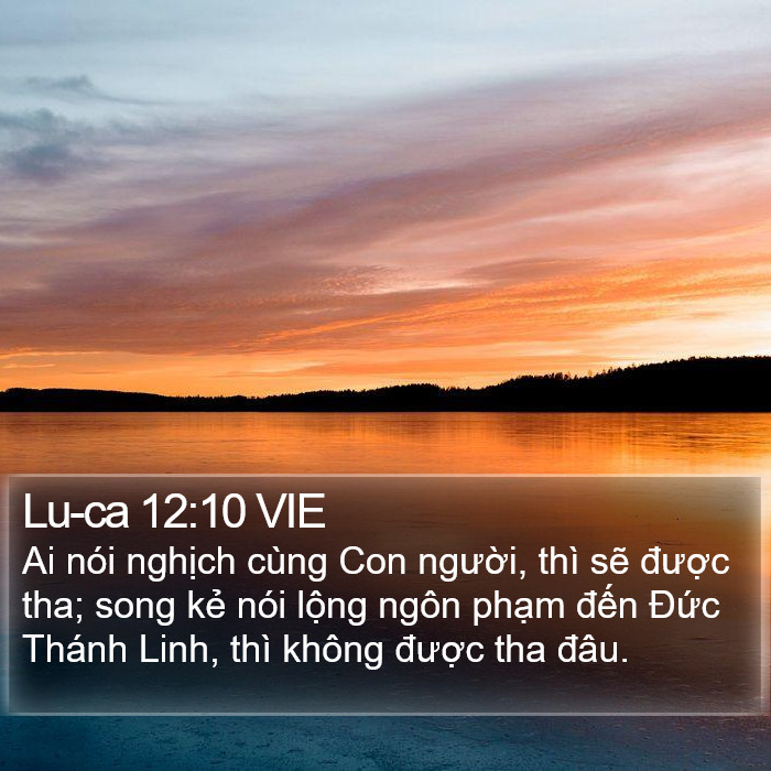 Lu-ca 12:10 VIE Bible Study