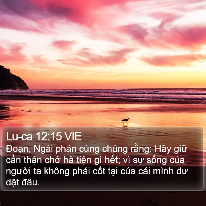 Lu-ca 12:15 VIE Bible Study