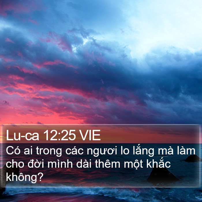 Lu-ca 12:25 VIE Bible Study