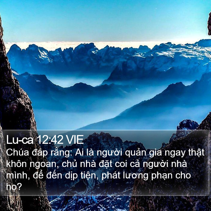 Lu-ca 12:42 VIE Bible Study