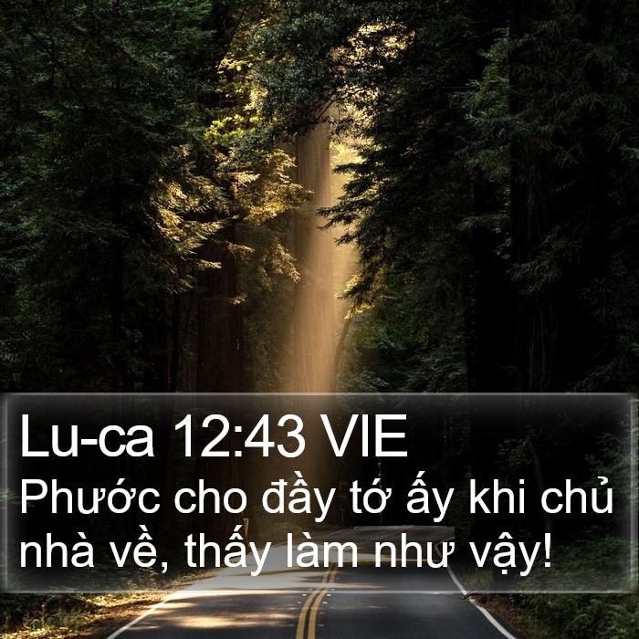 Lu-ca 12:43 VIE Bible Study