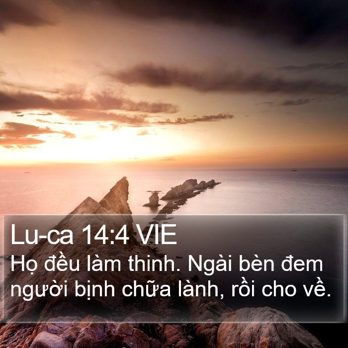 Lu-ca 14:4 VIE Bible Study