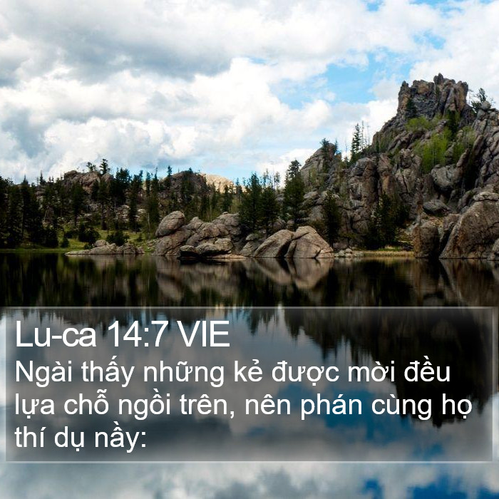 Lu-ca 14:7 VIE Bible Study