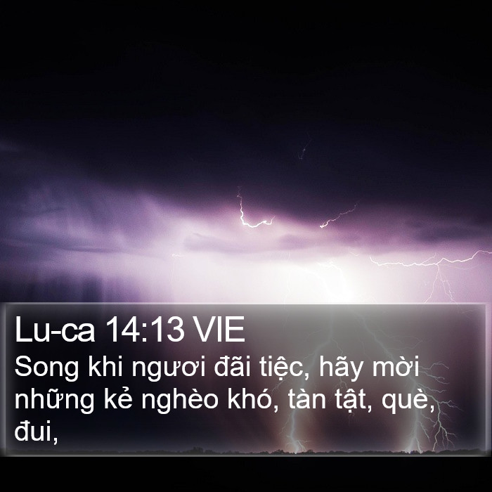 Lu-ca 14:13 VIE Bible Study