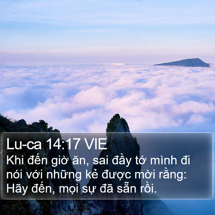 Lu-ca 14:17 VIE Bible Study