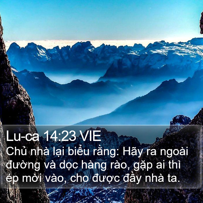 Lu-ca 14:23 VIE Bible Study