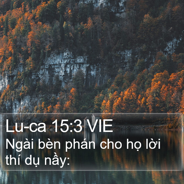 Lu-ca 15:3 VIE Bible Study