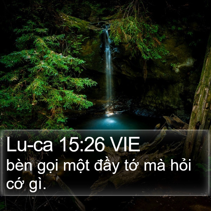 Lu-ca 15:26 VIE Bible Study