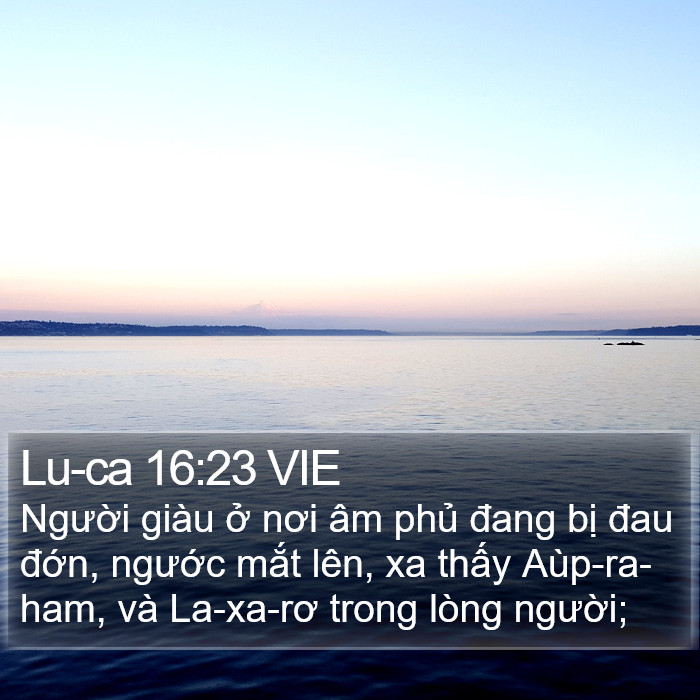 Lu-ca 16:23 VIE Bible Study
