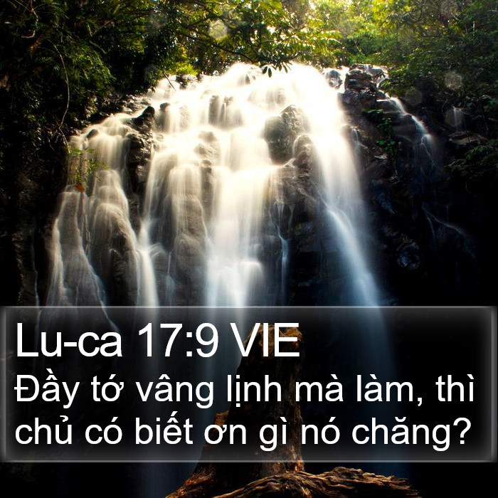 Lu-ca 17:9 VIE Bible Study