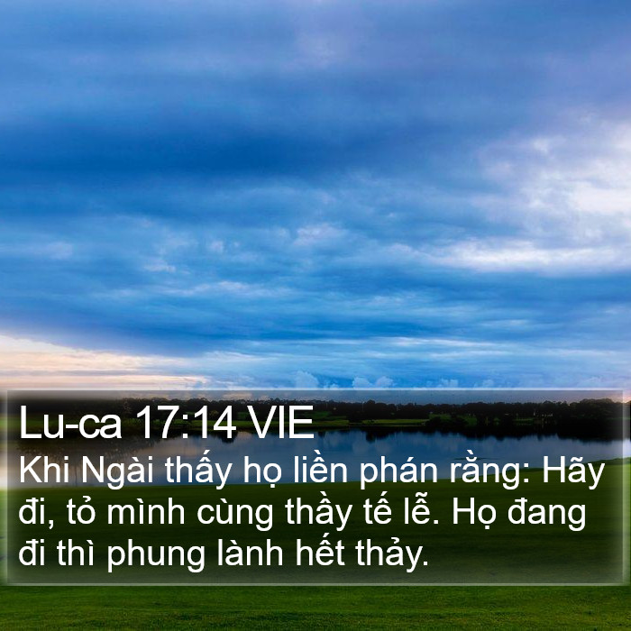 Lu-ca 17:14 VIE Bible Study