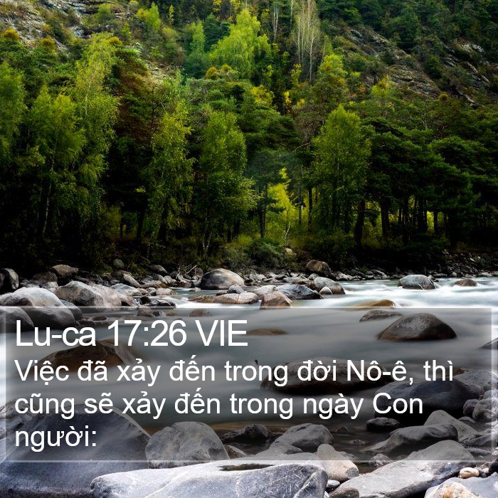 Lu-ca 17:26 VIE Bible Study