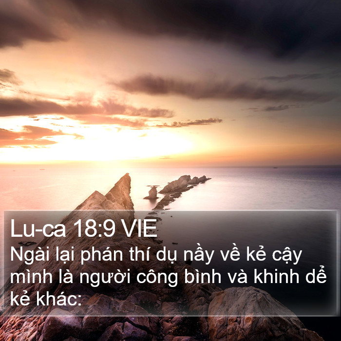 Lu-ca 18:9 VIE Bible Study