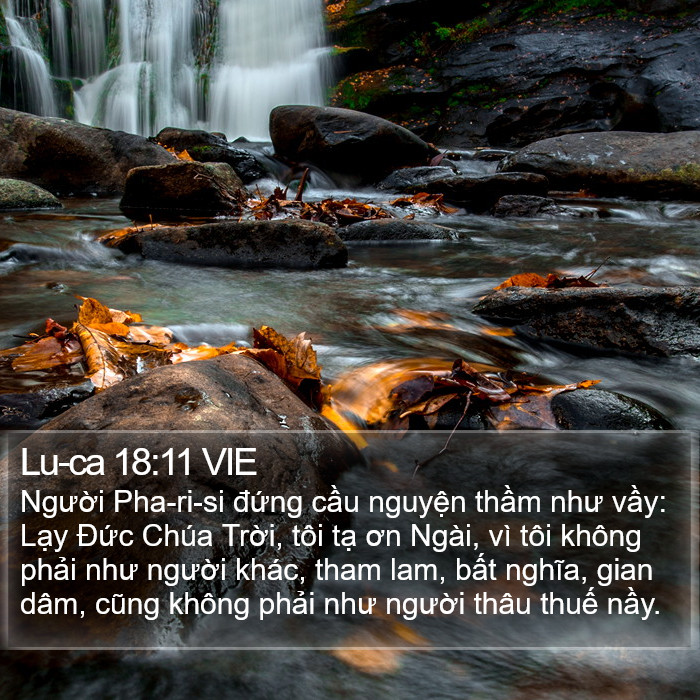 Lu-ca 18:11 VIE Bible Study