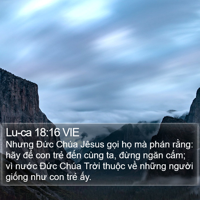 Lu-ca 18:16 VIE Bible Study